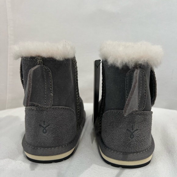 New EMU Shark Walker Costume Shearling Wool Suede Boot Shoe Baby 6-12 Toddler 3 - Picture 16 of 17